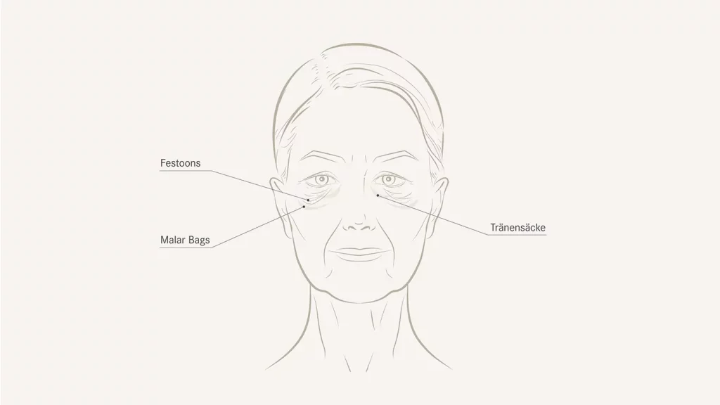 alterserscheinungen am unterlid