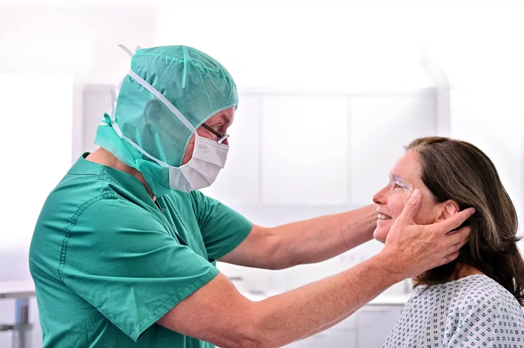 oberlidstraffung patient