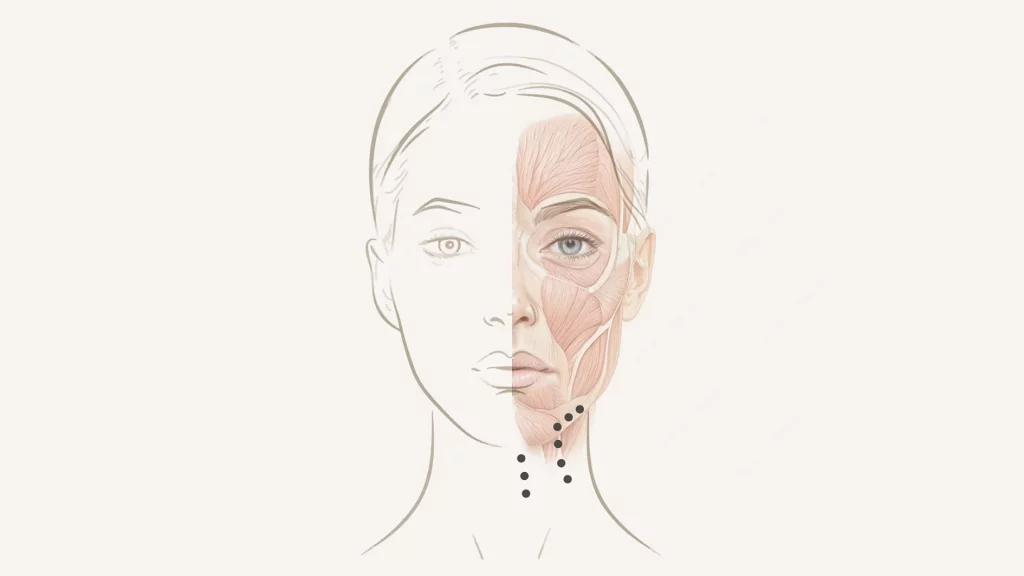 Injektionsschema Hals 1